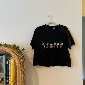 Peanuts Halloween cropped tee